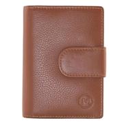 Mala Leather Origin - Cartera mediana con pestaña para identificación - Cartera de piel auténtica RFID con bolsillo para monedas con cremallera, múltiples ranuras para tarjetas y notas - En caja de