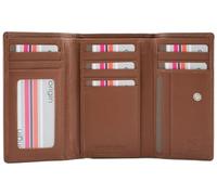 Mala Leather Origin Collection - Cartera de piel RFID 3698_5, Tan, Talla única, Moderno