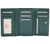 Mala Leather Origin Collection - Cartera de piel RFID 3698_5, Teal, Talla única, Moderno