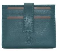 Mala Leather Origin Collection RFID 1054_5 - Tarjetero de piel, Teal, Talla única, Moderno