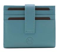 Mala Leather Origin Collection RFID 1054_5 - Tarjetero de piel, Turquoise, Talla única, Moderno