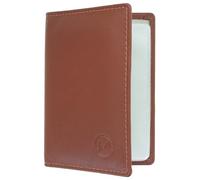 Mala Leather Origin Collection - Tarjetero de piel con protección RFID 610_5, Tan, Talla única, Moderno