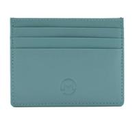 Mala Leather Origin - Tarjetero de piel con bolsillo con cremallera, bloqueo RFID delgado con 3 ranuras para tarjetas y bolsillo central, monedero minimalista genuino para tarjetas y monedas, 10,5 x