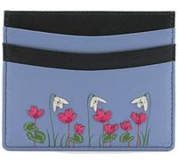 Mala Leather Snowdrop Collection - Tarjetero de piel RFID 625_37, Blue, M, Moderno