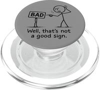 Mala señal, no es una buena señal, divertido, sarcástico PopSockets PopGrip para MagSafe