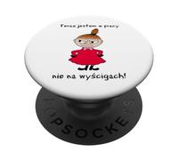 Mala Teraz jestem w pracy PopSockets PopGrip Adhesivo