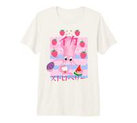 Malabares Fresas Pulpo Dulce Pasteles Calamar Rosa Camiseta Premium