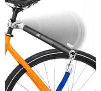 Malabi V2.0-Correa giratoria de 180° para Bicicleta de Perro, con amortiguadores y Mecanismo de fijación rápida, Fibra de Carbono, Desmontable, Ajustable para el Paseo más Suave, Pendiente de Patente