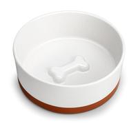 MALACASA Cuencos para perros, cuencos de cerámica para comida y agua para perros de gran tamaño, capacidad para 6 tazas, cuenco para mascotas para perros grandes (L-6 tazas)