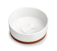 MALACASA Cuencos para perros, cuencos de cerámica para comida y agua para perros de tamaño mediano, capacidad de 3.5 tazas, cuenco para mascotas para perros medianos (M-3.5 tazas)