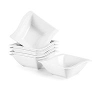 MALACASA Juego de Cuencos 6 piezas 5.3" / 13.5 * 13,5 * 5,4cm Tazón y Cuenco Tazón Muesli Tazón de Arroz/Ensalada Tazón de Postre, para 6 Personas, Serie FLORA