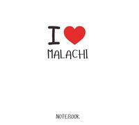 Malachi barton Notebook : i love Malachi - 6x9" Lined Journal - for Notes, Creative Ideas and Daily Use