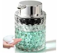 MALACHI Dispensador de jabón de Manos espumoso, dispensador de jabón de baño o dispensador de loción para Cocina, dispensador de jabón de Vidrio Recargable con Bomba Grande