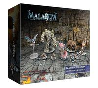 Maladum Beasts of Enveron Expansion - Suplemento de monstruo errante/vida silvestre para juegos más grandes Battle Systems Dungeon Crawler Terreno modular