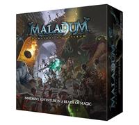 Maladum Dungeons of Enveron - Juego de iniciación de Fantasy Dungeon Crawler, terreno inmersivo en solitario, cooperativo y juego adversario