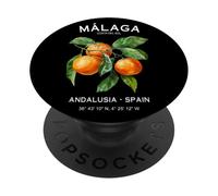 Málaga Costa del Sol Naranjas Arte Español Andalucía España PopSockets PopGrip Adhesivo