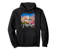 Málaga España Souvenir / Málaga Sudadera con Capucha