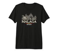 Málaga España Viajes Vintage Camiseta Premium
