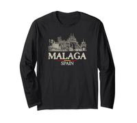 Málaga España Viajes Vintage Manga Larga
