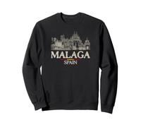 Málaga España Viajes Vintage Sudadera