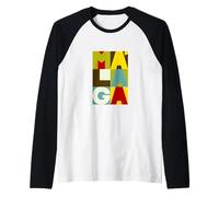 Málaga Souvenir Camiseta Manga Raglan