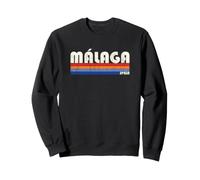 Málaga Spain Retro 70s 80s Style Sudadera