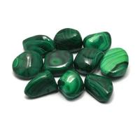 Malaquita Piedra secadora (20 - 25 mm) (Paquete de 5)