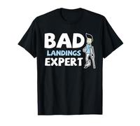 Malas muletas de recuperación de piernas rotas de Aterrizaje Fundido Experto en Humor Camiseta