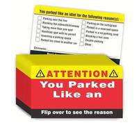 Malas Tarjetas De Estacionamiento - 100x Almacenamiento Stuffers Para Adultos | Entradas De Con Múltiples Razones | Varias Razones, Divertidísimas, Estacionaste Como Un Tono De