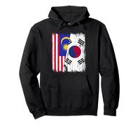 Malasia Corea del Sur Media Bandera Malasia Jersey Corea del Sur Sudadera con Capucha