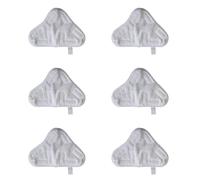MALAYAS 6 Pezzi Panni Universali Scopa a Vapore Lavabile Pulizia Pad Cover per Vax S1S2 H20X5 S302 S001 Steam Mop/Universale in Microfibra Triangolare Lavabile Pulizia Panni per pulitore a Vapore
