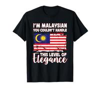 Malaysia Flag Proud Elegant Malaysian Boyfriend Girlfriend Camiseta