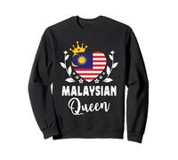 Malaysian Queen Malaysia Flag Proud Malaysian Woman Sudadera