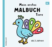 Malbuch ab 2 Jahren: Tiere - 40 einfache und niedliche Bilder für Kleinkinder