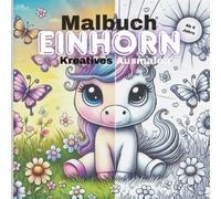 Malbuch Einhorn ab 8 Jahre: 49 Ausmalbilder mit schwarzen Rückseiten, kreatives Ausmalen für Kinder