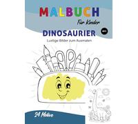 Malbuch für Kinder: Dinosaurier
