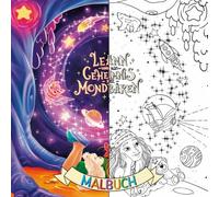 Malbuch - Leann und das Geheimnis der Mondbären: Ein Malbuch voller Piraten, niedlicher Tiere, magischer Wesen & funkelnder Welten! (Weltraum-Entdecker-Ausgabe)
