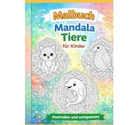 Malbuch: Mandala - Tiere für Kinder