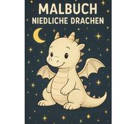 Malbuch Niedliche Drachen