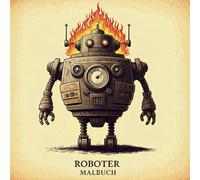 Malbuch Roboter in Aktion: Entdecken Sie die erstaunlichen Berufe von Robotern. Für Kinder, Jungen und Mädchen jeden Alters.
