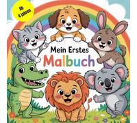 Malbuch Tiere für Kinder ab 4 Jahren - 50 süße Tiere zum Ausmalen | Ausmalbuch für Mädchen & Jungen ab 4 Jahren: Kreativer Malspaß mit Katze, Hund, ... Löwe & Co. | Perfektes Geschenk für Kinder