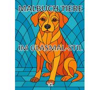 MALBUCH TIERE IM GLASMAL-STIL V1