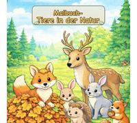 Malbuch - Tiere in der Natur