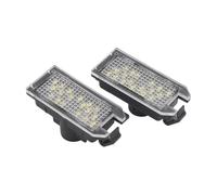 Malcayang 2 piezas de luz LED blanca para placa de matrícula, lámpara de matrícula trasera de repuesto para Jeep Grand Cherokee Compass Patriot, Fiat 500, Dodge Viper, Maserati Levante