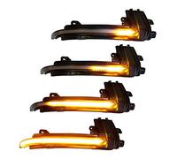Malcayang Intermitentes LED En Los Retrovisores Con Efecto De Luz Continua | Para Audi A3 8P A4 A5 B8 2010-2016 Para Audi RS3 2012,RS4 2013-2014 RS5 2011-2016 Q3 A6 C6.