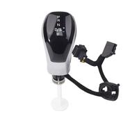 Malcayang Pomo Cambio Transmisión Automática Tapa Palanca Cambio Plata Mate Tapa Luz Blanca para Golf mk6 mk7 B7 B8 Tiguan MK2 Octavia Kodiaq para superb jetta MK5 MK6 T-roc Polo seat ibiza mk5 leon