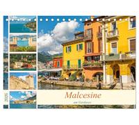 Malcesine am Gardasee (Tischkalender 2026 DIN A5 quer), CALVENDO Monatskalender: Beliebtester Ferienort am Ostufer des Gardasees.