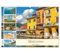 Malcesine am Gardasee (Wandkalender 2026 DIN A2 quer), CALVENDO Monatskalender: Beliebtester Ferienort am Ostufer des Gardasees.