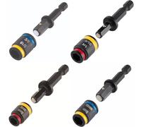 Malco MALCOMBO1 2 pulgadas C-Rhex limpiable, destornillador hexagonal magnético reversible, juego de 4 piezas