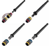 Malco Malcombo2 - Destornillador hexagonal magnético reversible lavable C-Rhex de 4 pulgadas, juego de 4 piezas